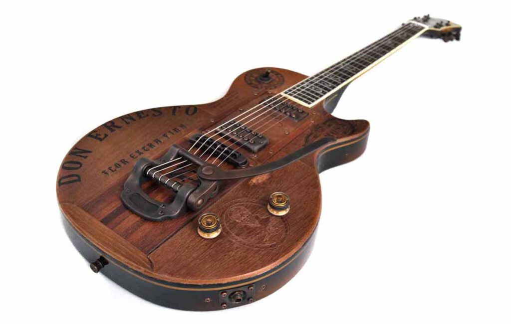 Copper Bigsby Les Paul Gitarre